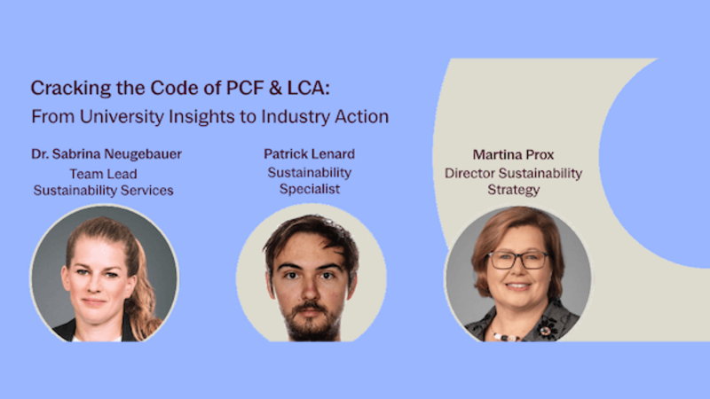 Cracking the Code PCF & LCA