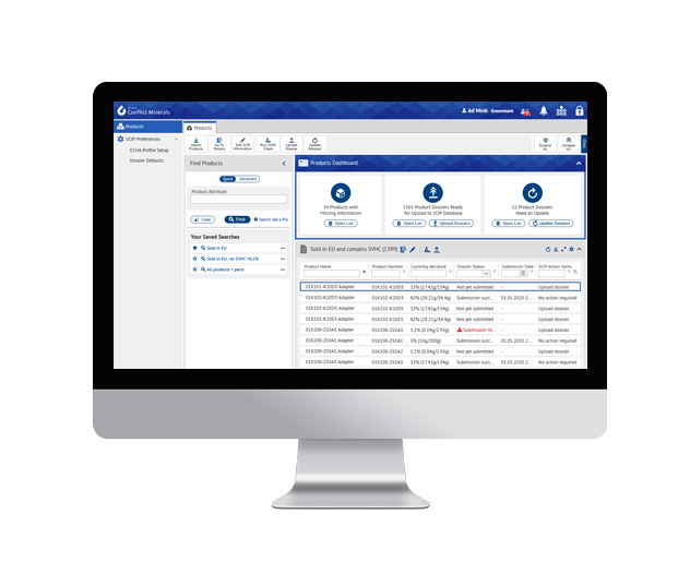 iPoint Conflict Minerals Screen