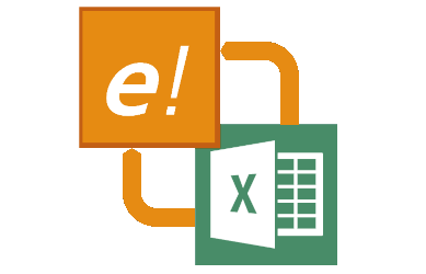 e!Sankey and Excel Logo