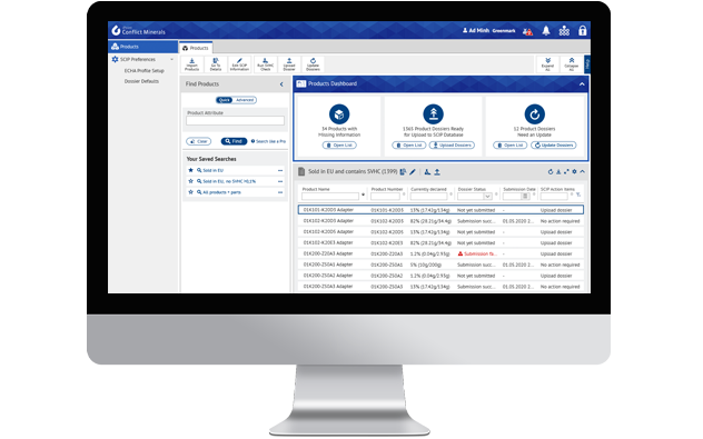 Conflict Minerals Software Screenshot