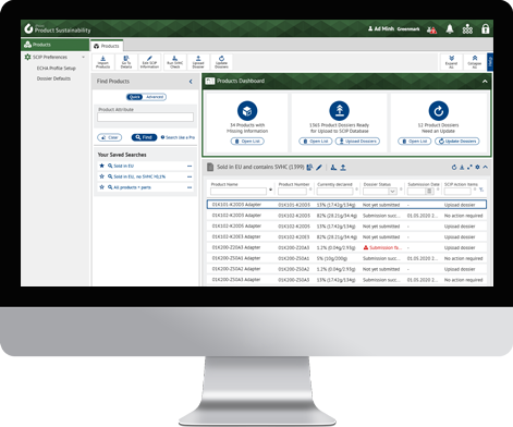 iPoint Product Sustainability Screen